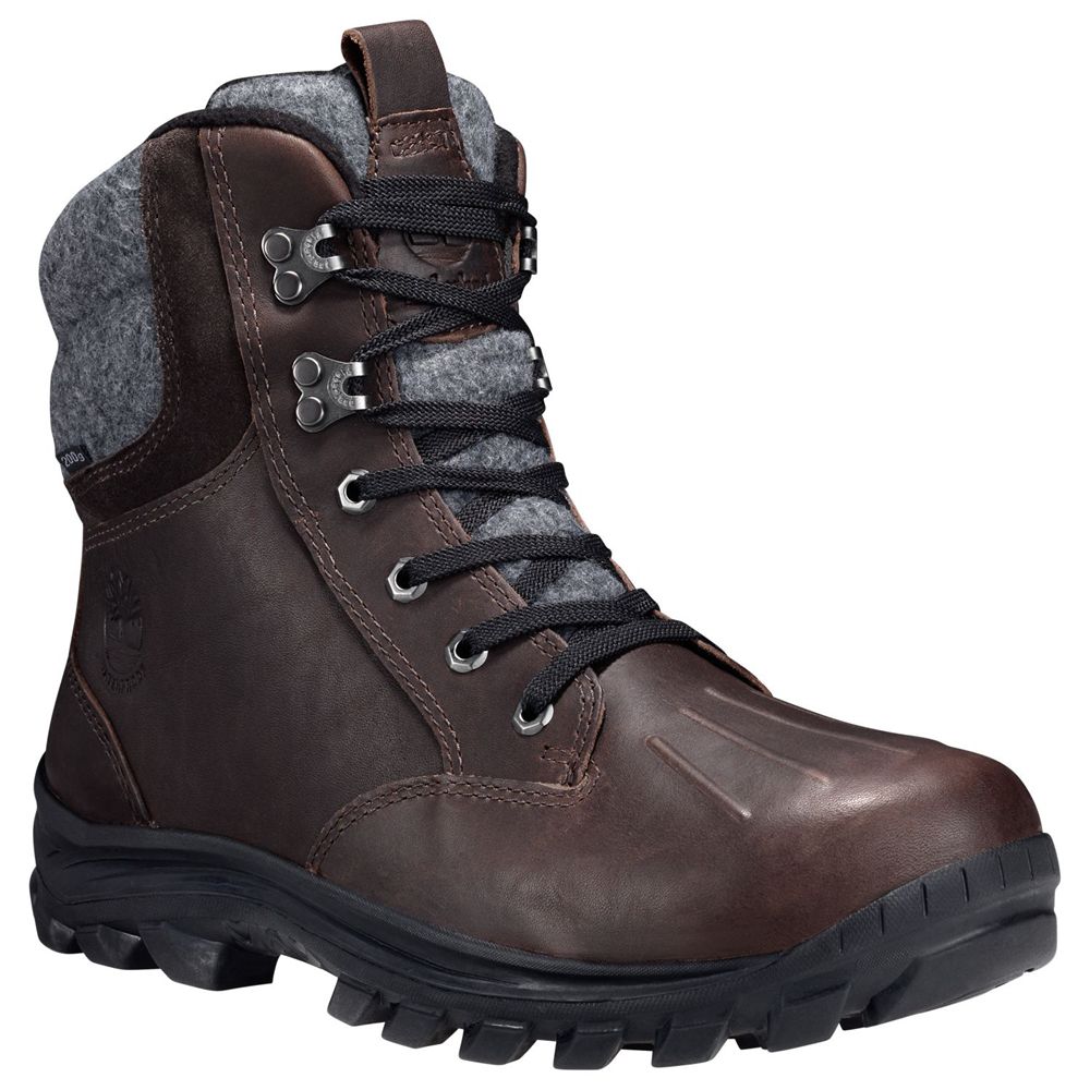 Bocanci De Zapada Timberland Barbati Maro Inchis - Chillberg Mid Waterproof - Romania - MSNARU874